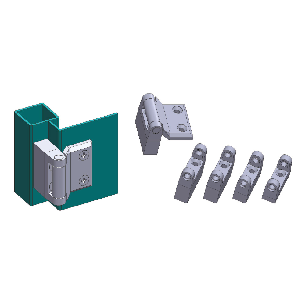 Cerniera esterna zama cromata MK10