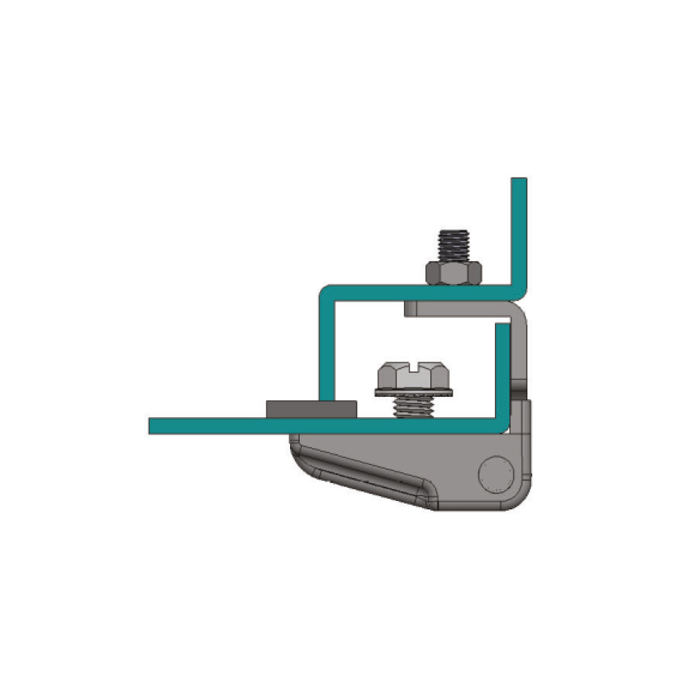 Cerniera esterna con perni per pannelli di spessore 22mm