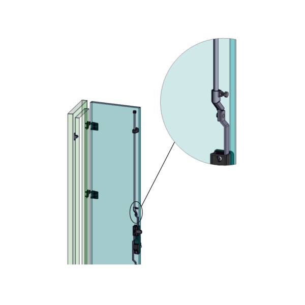 Adattatore per aste tonde ICT2.1.1