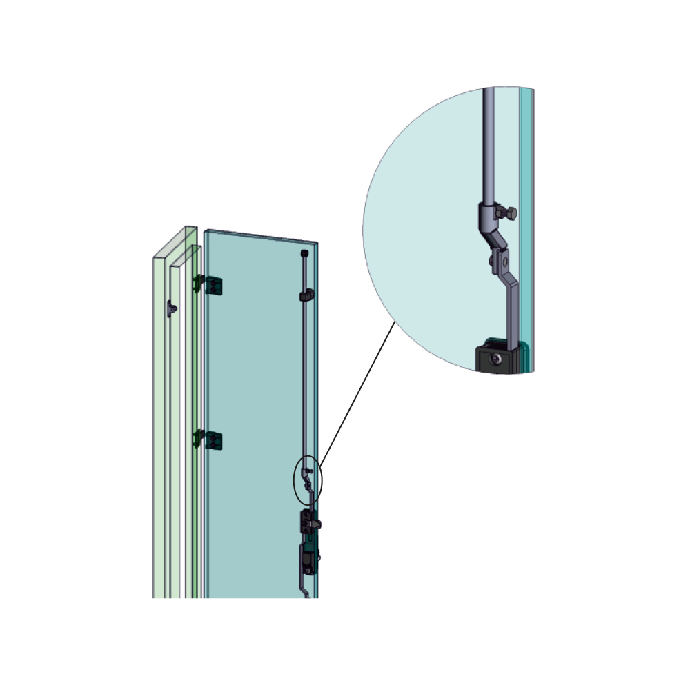 Adattatore per aste tonde ICT2.1.1