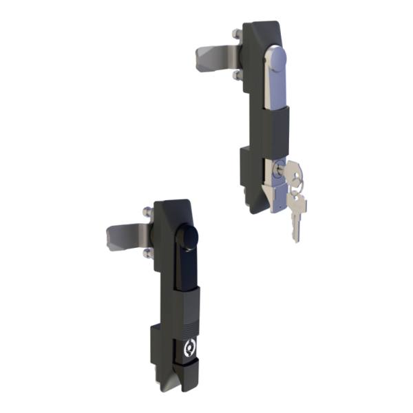 Maniglia girevole in plastica con serratura KI21