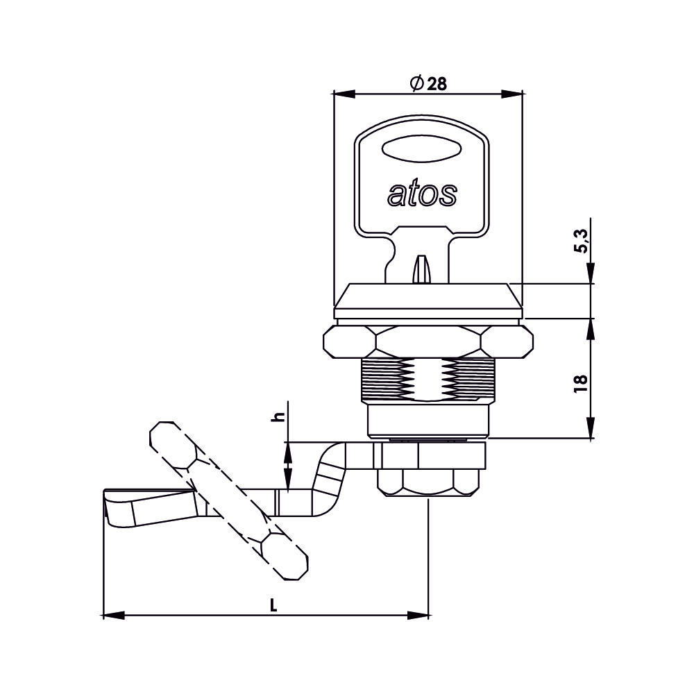 Serratura a cilindro KM05