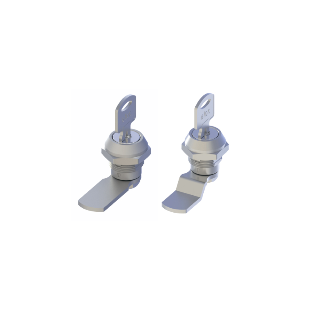 Serratura a cilindro in zama rotazione 90 gradi