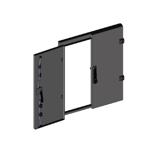 Maniglia a leva per chiusura ad asta KI33