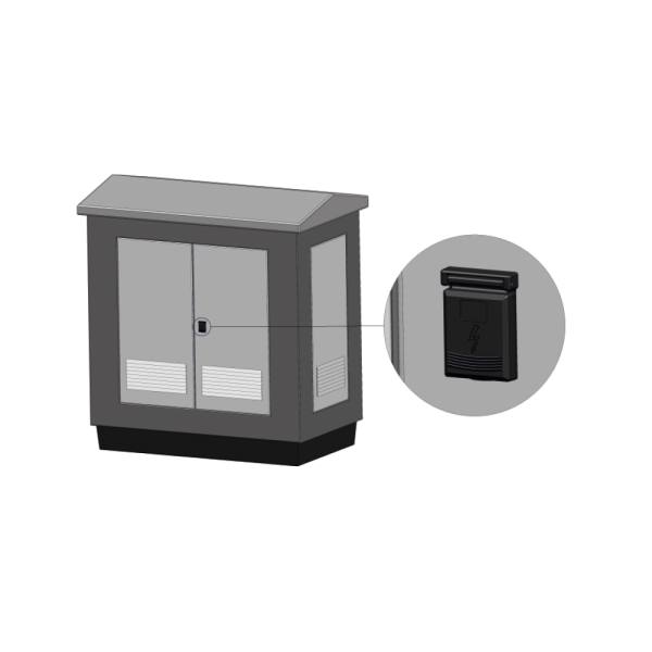 Serratura in alluminio per armadio elettrico - KT02